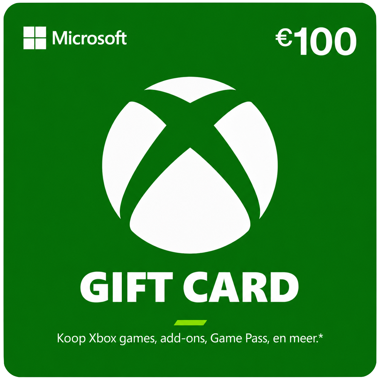 €100 Xbox Gift Card — Подарочная карта Xbox