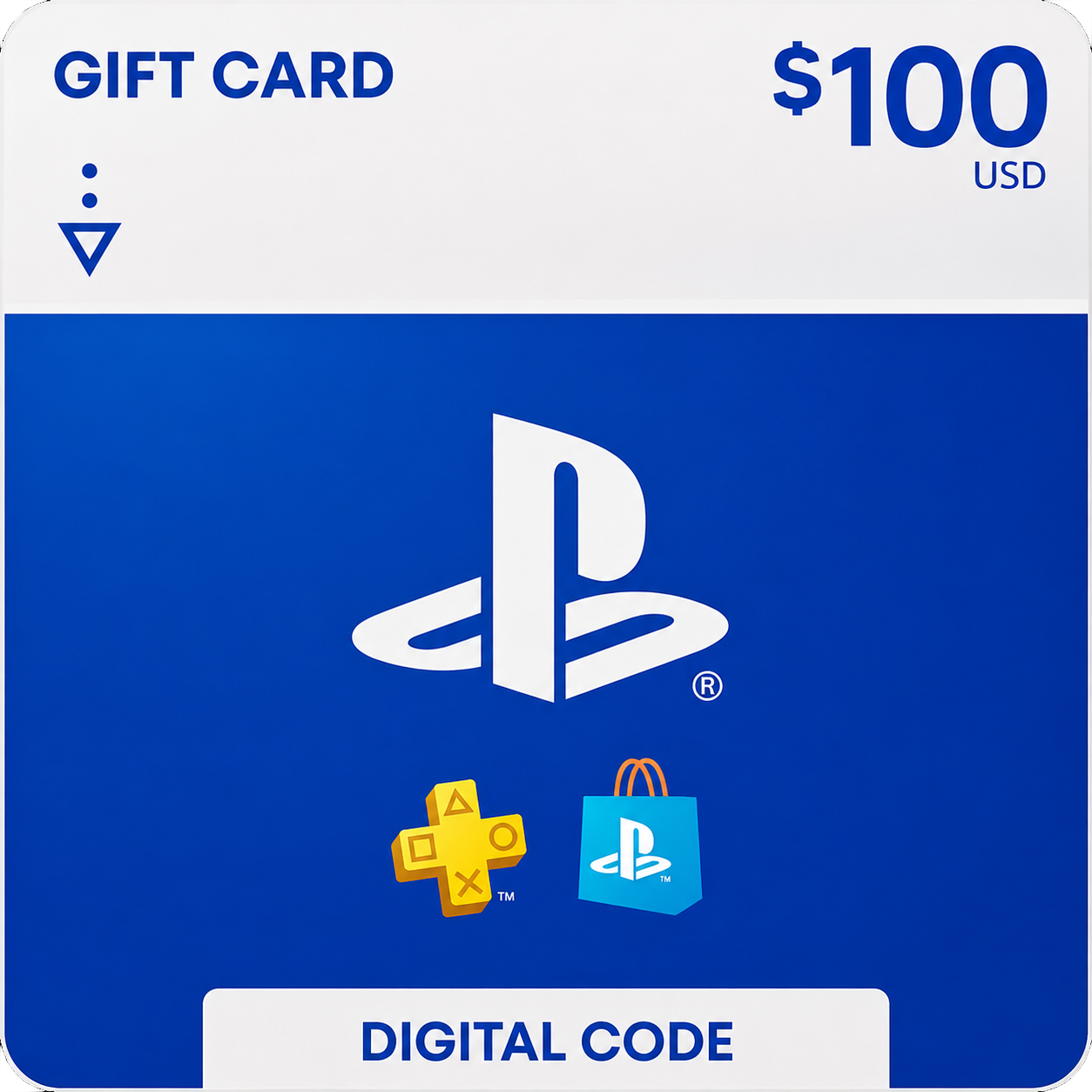 $100 PlayStation Store Gift Card — Подарочная карта PlayStation Store