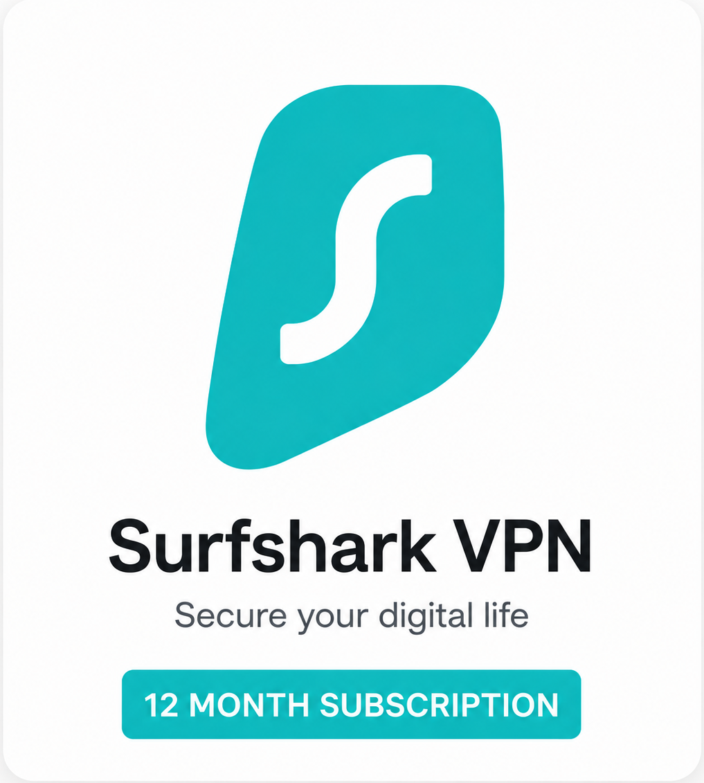 Surfshark VPN — Ключ активации на 12 месяцев