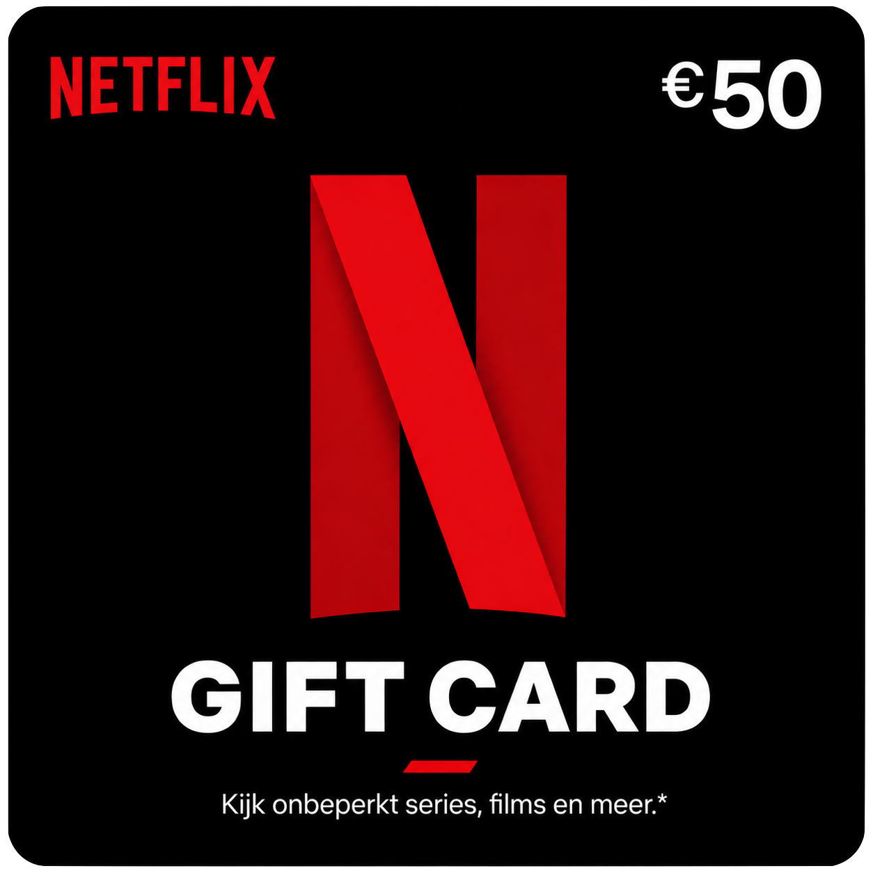 €50 Netflix Gift Card — Подарочная карта Netflix