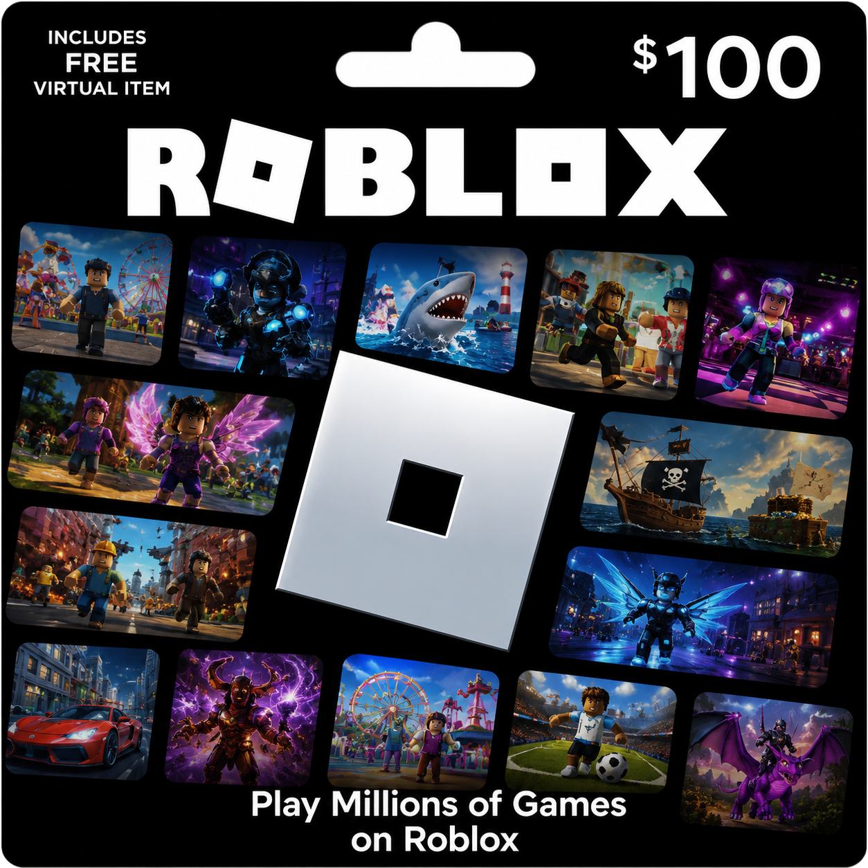 $100 Roblox Gift Card — Подарочная карта Roblox